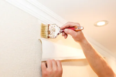 Pose de papier peint à Séron — revêtements muraux et toiles de verre